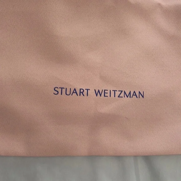 Stuart Weitzman blush color dust bag for shoes - Picture 2 of 5
